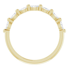 14K Yellow 1/3 CTW Natural Diamond Anniversary Band