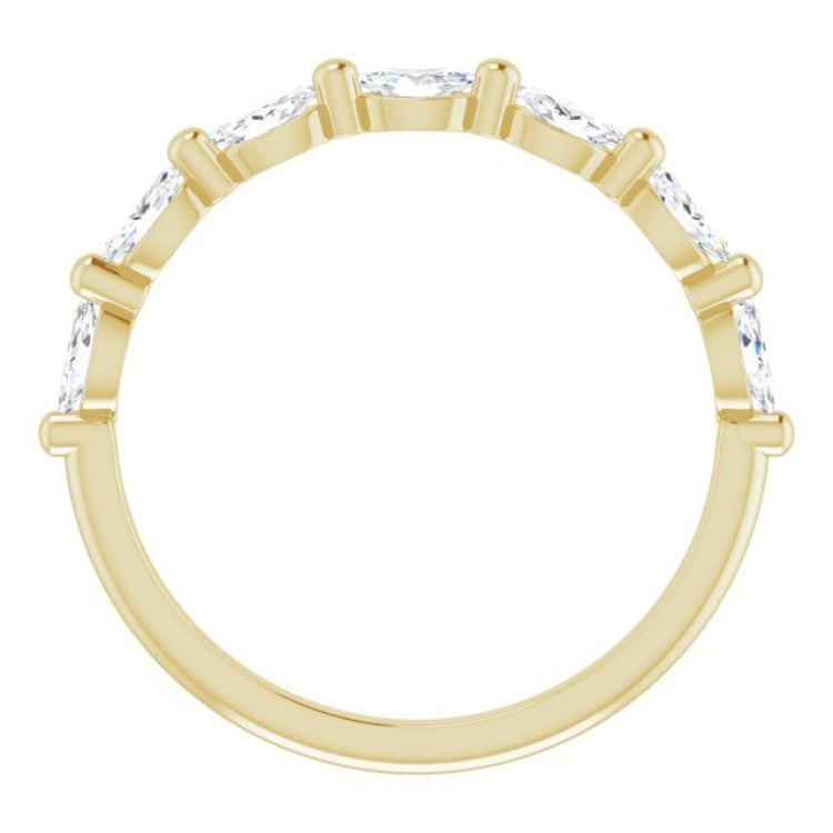 14K Yellow 1/2 CTW Natural Diamond Anniversary Band
