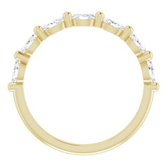 14K Yellow 1/2 CTW Natural Diamond Anniversary Band