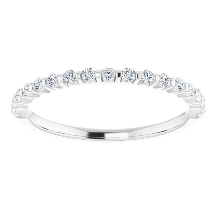 Platinum 1/5 CTW Natural Diamond Anniversary Band