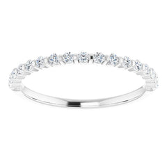 Platinum 1/5 CTW Natural Diamond Anniversary Band