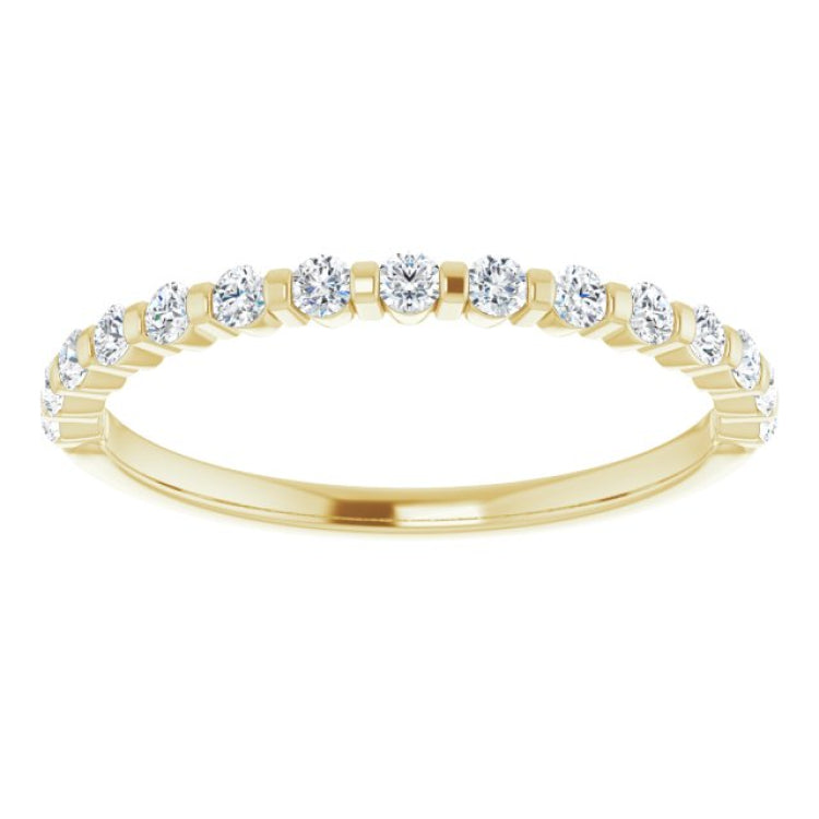 14K Yellow 1/3 CTW Natural Diamond Anniversary Band