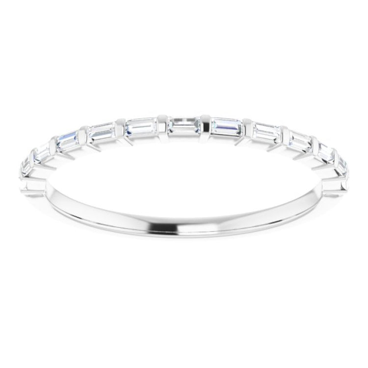 Platinum 1/5 CTW Natural Diamond Anniversary Band