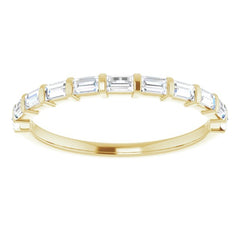 14K Yellow 1/5 CTW Natural Diamond Anniversary Band