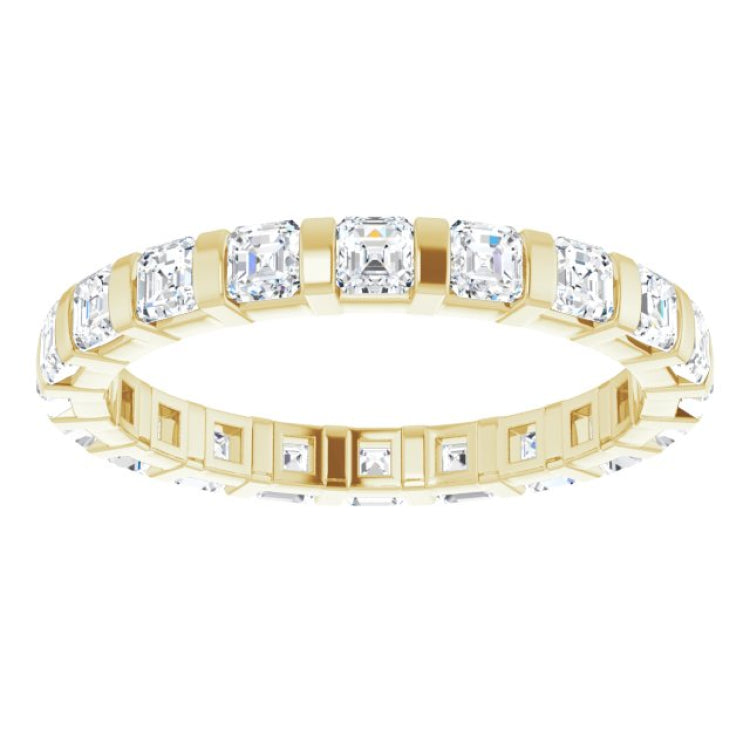 14K Yellow 1 9/10 CTW Natural Diamond Eternity Band Size 7