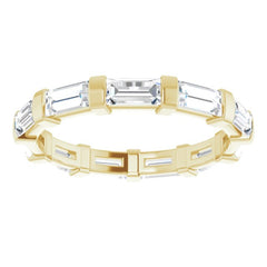 14K Yellow 1 5/8 CTW Natural Diamond Eternity Band Size 7