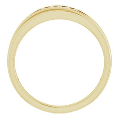 14K Yellow 1/10 CTW Natural Diamond Band