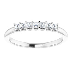 Platinum 1/4 CTW Natural Diamond Anniversary Band