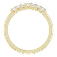 14K Yellow 1/3 CTW Natural Diamond Anniversary Band