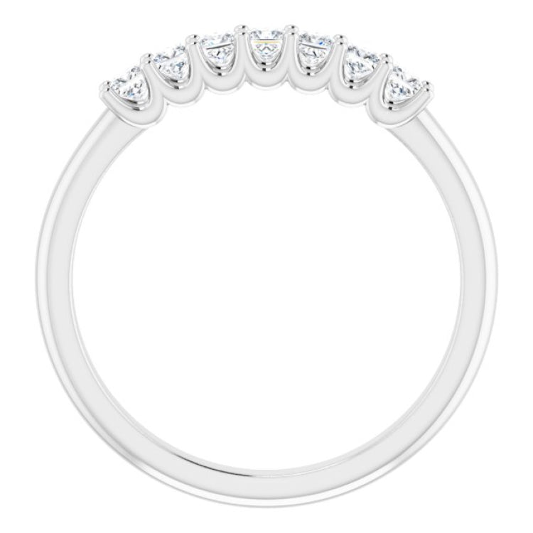 14K White 1/3 CTW Natural Diamond Anniversary Band