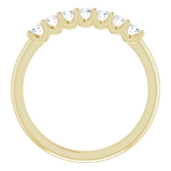 14K Yellow 1/3 CTW Natural Diamond Anniversary Band