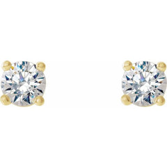 14K Yellow Gold 1/5 CTW Natural Diamond Cocktail-Style Earrings