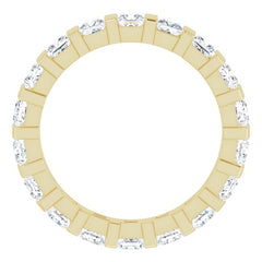 14K Yellow 1 5/8 CTW Natural Diamond Eternity Band Size 5