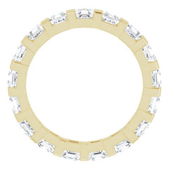 14K Yellow 1 3/4 CTW Natural Diamond Eternity Band Size 5