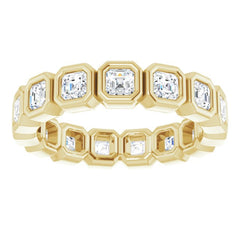 14K Yellow 1 3/8 CTW Natural Diamond Eternity Band Size 5