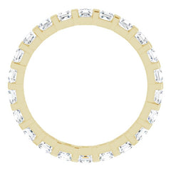 14K Yellow 1 1/8 CTW Natural Diamond Eternity Band Size 5