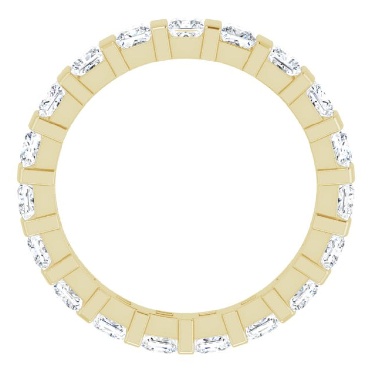 14K Yellow 1 3/4 CTW Natural Diamond Eternity Band Size 6