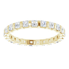 14K Yellow 1 1/6 CTW Natural Diamond Eternity Band Size 6