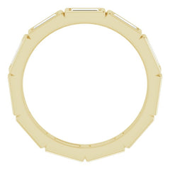 14K Yellow 1 CTW Natural Diamond Eternity Band Size 6