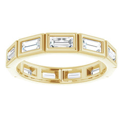 14K Yellow 1 CTW Natural Diamond Eternity Band Size 6