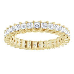 14K Yellow 1 1/2 CTW Natural Diamond Eternity Band