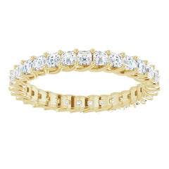 14K Yellow 1 1/2 CTW Natural Diamond Eternity Band Size 7