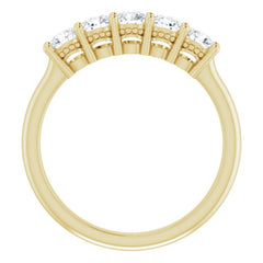 14K Yellow 1/6 CTW Natural Diamond Anniversary Band