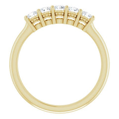 14K Yellow 1/3 CTW Natural Diamond Anniversary Band