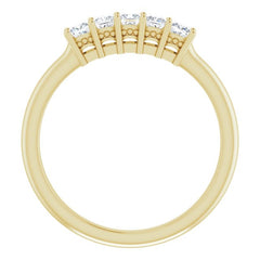 14K Yellow 1/3 CTW Natural Diamond Anniversary Band