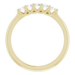 14K Yellow 1/3 CTW Natural Diamond Anniversary Band