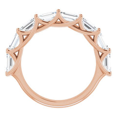 14K Rose 2 5/8 CTW Natural Diamond Anniversary Band