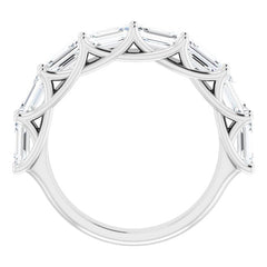 Platinum 2 5/8 CTW Natural Diamond Anniversary Band