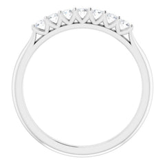 14K White 1/5 CTW Natural Diamond Anniversary Band