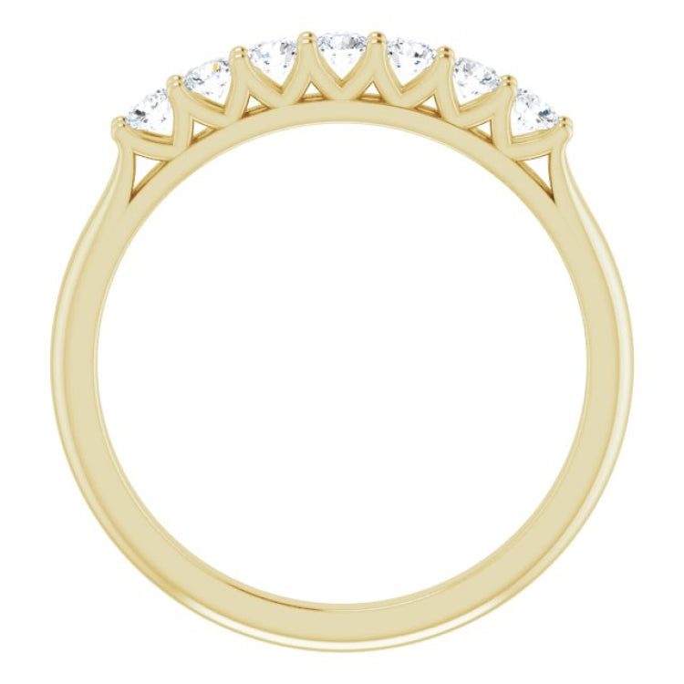 14K Yellow 1/3 CTW Natural Diamond Anniversary Band