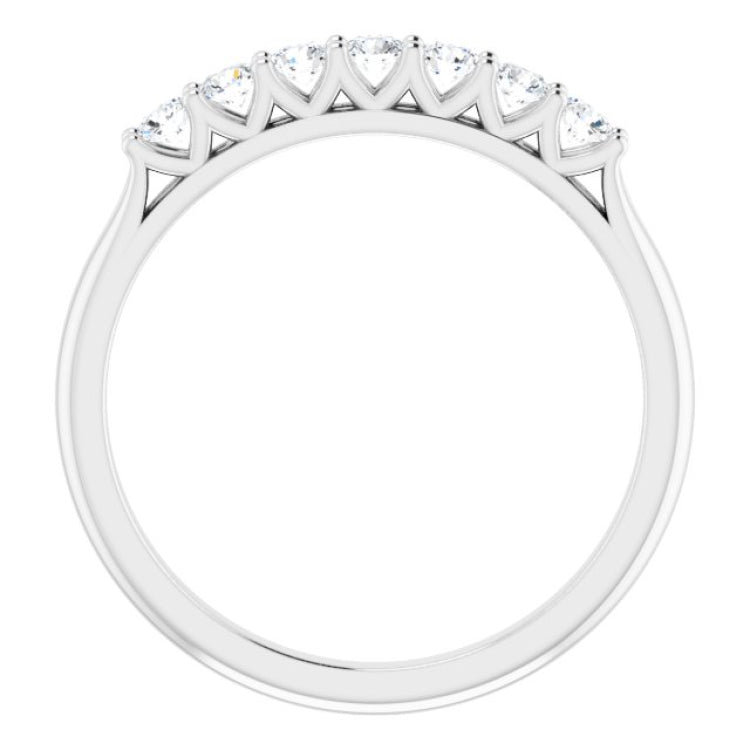 Platinum 1/3 CTW Natural Diamond Anniversary Band
