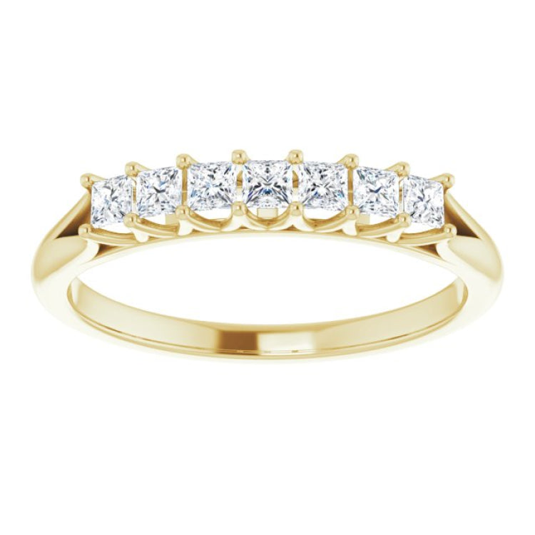14K Yellow 1/3 CTW Natural Diamond Anniversary Band