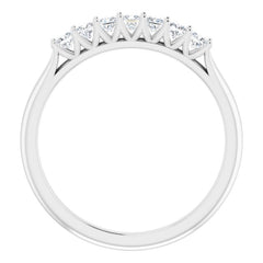 Platinum 1/3 CTW Natural Diamond Anniversary Band