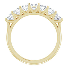 14K Yellow 1 3/8 CTW Natural Diamond Anniversary Band