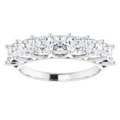 14K White 1 3/4 CTW Natural Diamond Anniversary Band