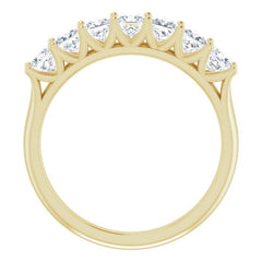 14K Yellow 1 1/8 CTW Natural Diamond Anniversary Band