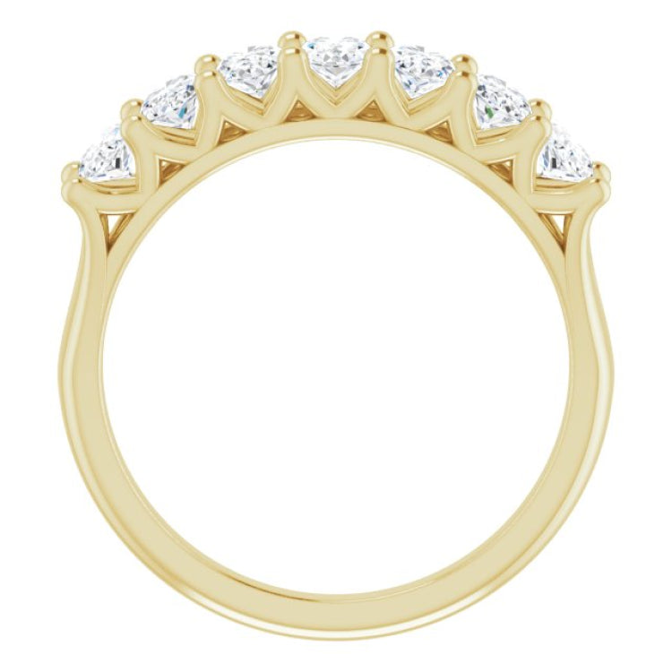 14K Yellow 1 3/4 CTW Natural Diamond Anniversary Band