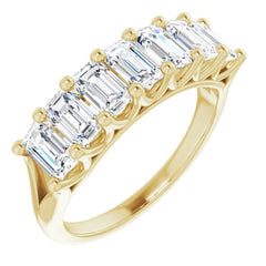 14K Yellow 2 1/2 CTW Natural Diamond Anniversary Band