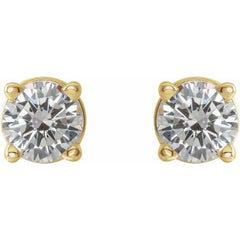 14K Yellow Gold 1/3 CTW Natural Diamond Earrings