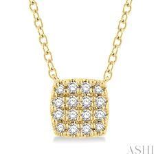 10k .12ct Diamond Petite Necklace