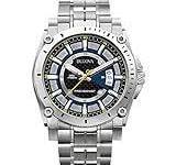 Bulova Precisionist Champlain Mens Watch-Silver