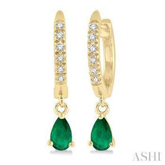 10K0.12CT DIAMOND EARRINGS