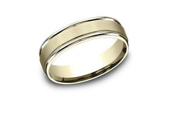 14K 6.5MM Size-9 Wedding Band