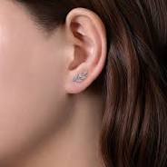 14K 0.08ct Diamond Fashion Earrings