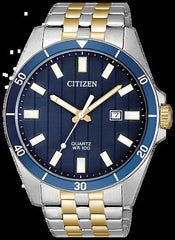 Citizen Quartz Black-Dial Two-tone Men's-Watch