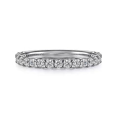 14K 0.74ct Diamond Prong-set Wedding-Band